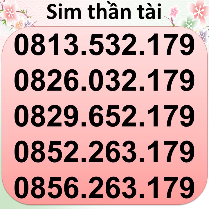 Sim thần tài giá từ 400k