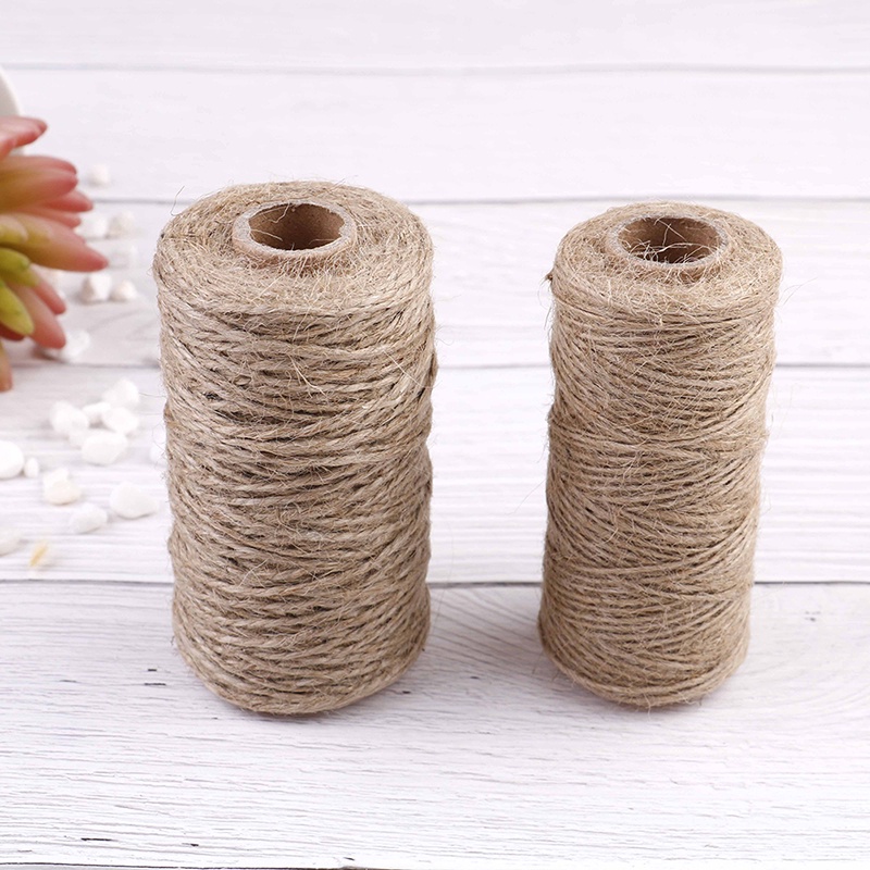 Cuộn dây thừng khô tự nhiên dài 100m dùng để trang trí