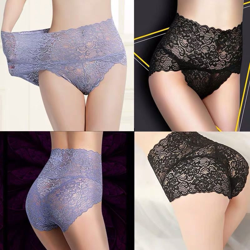 Quần Lót Ren Levao Lưng Cao Gợi Cảm Cho Nữ
