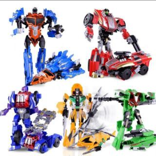 Robot Deformation Biến Hình cỡ lớn kết hợp 5 xe con, có bán lẻ 1 xe con (Khách chat chọn mẫu hoặc shop giao ngẫu nhiên)