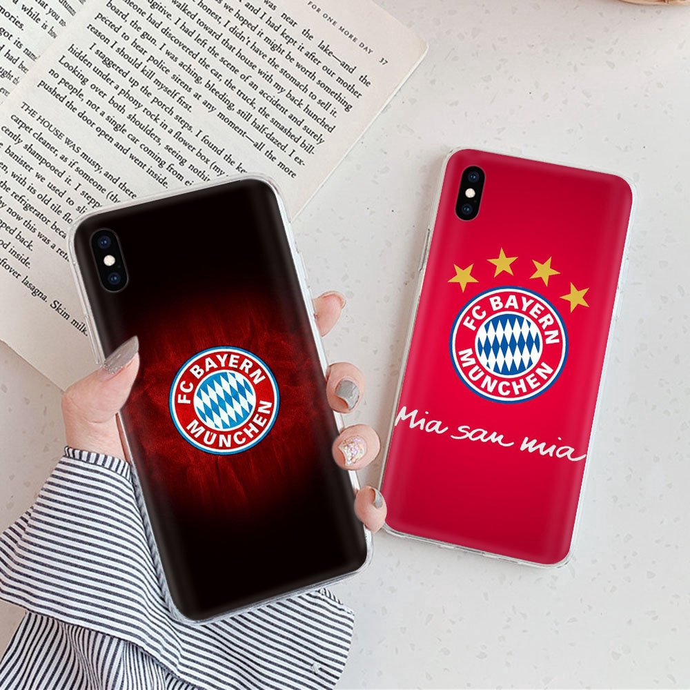 TT92 FC Bayern Munich Transparent Cover Soft Phone Case for iPhone 8 7 6 6S Plus 5 5S SE