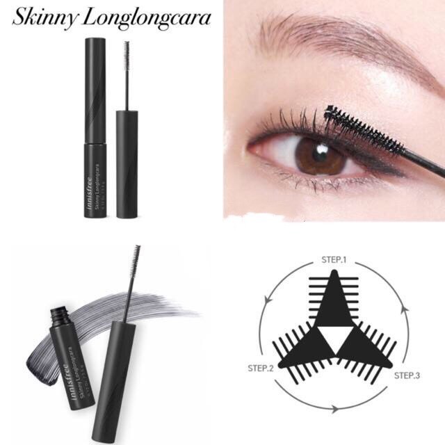 Mascara Siêu Mảnh Làm Dài Mi Innisfree Skinny Longlongcara