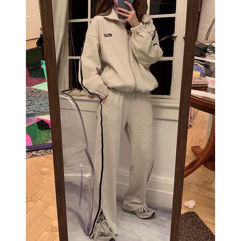 Set nỉ nhung thể thao Ulzzang dày dặn siêu cá tính ❤️ | BigBuy360 - bigbuy360.vn