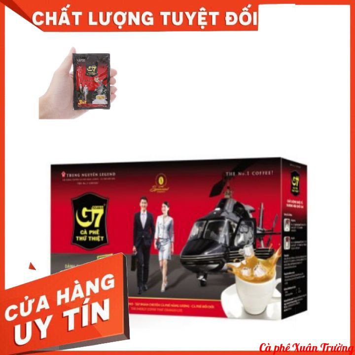 Cà phê sữa hòa tan G7 3in1 - Hộp 21 gói (Zin Nguyên Tem)