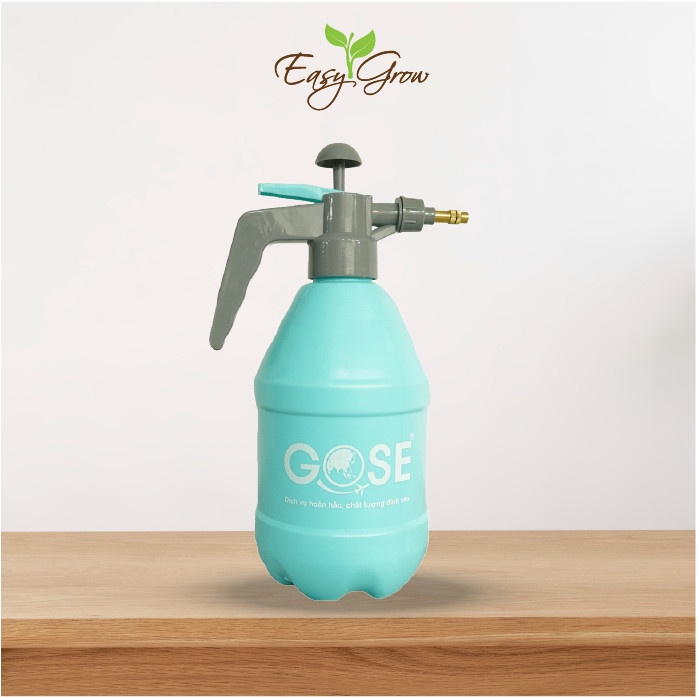 Bình xịt tưới cây Gose phun sương tiện lợi tưới cây, bón lá, bền đẹp, màu xanh lam