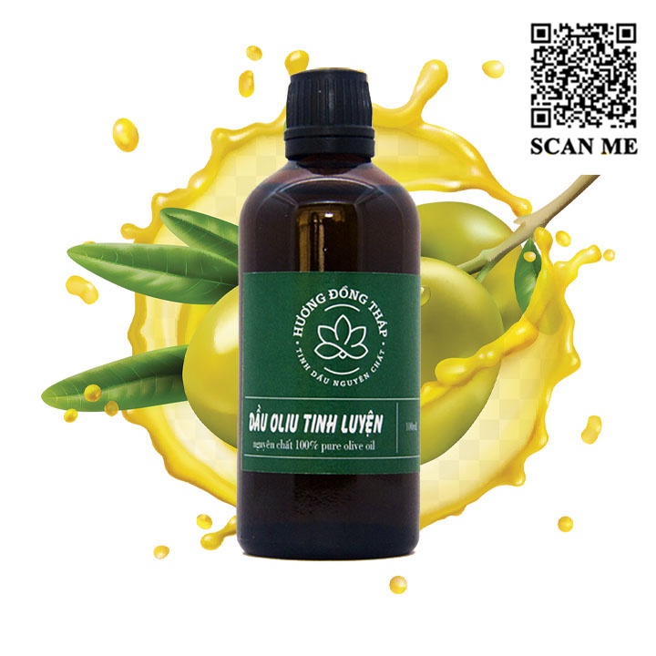 Dầu Olive nguyên chất Dưỡng ẩm Chống lão hóa Giảm thâm