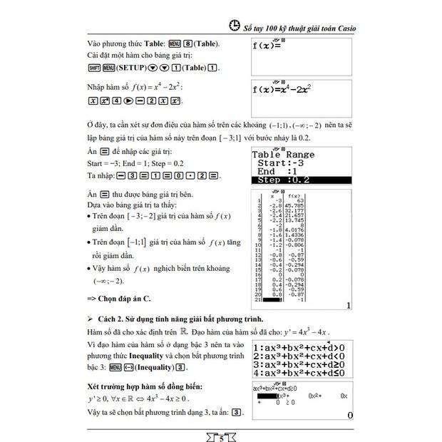 Sách- Combo giải nhanh toán và sổ tay bấm máy tính casio 580