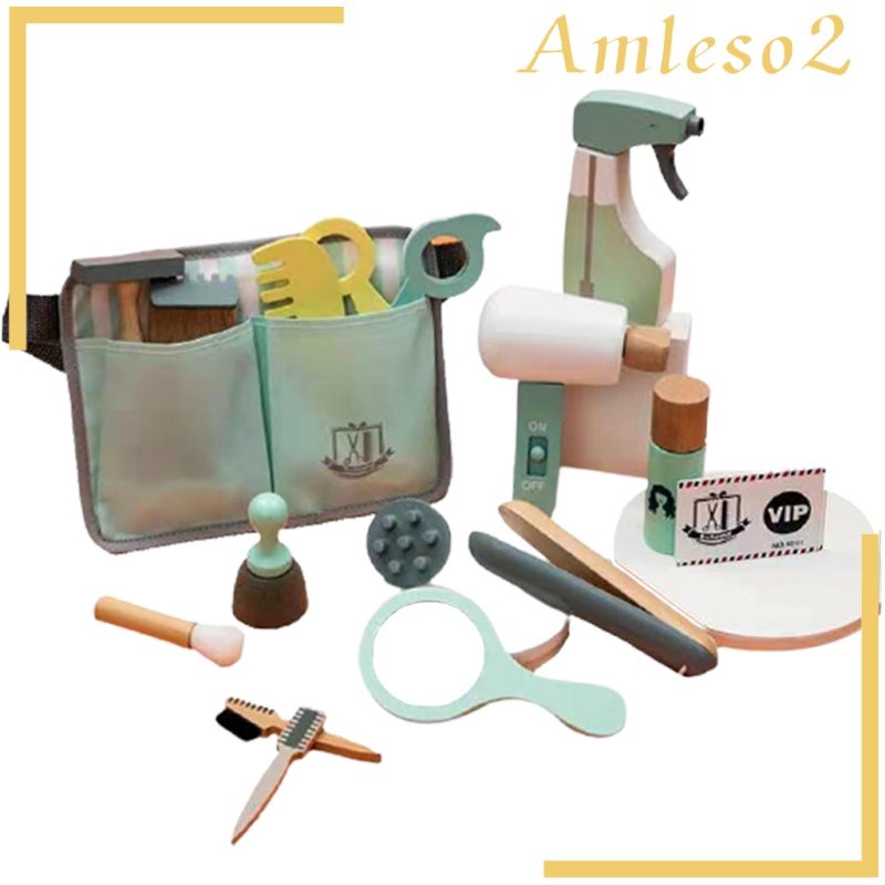 [AMLESO2] Wooden Pretend Play Early Preschool Kids Gifts for Early Education