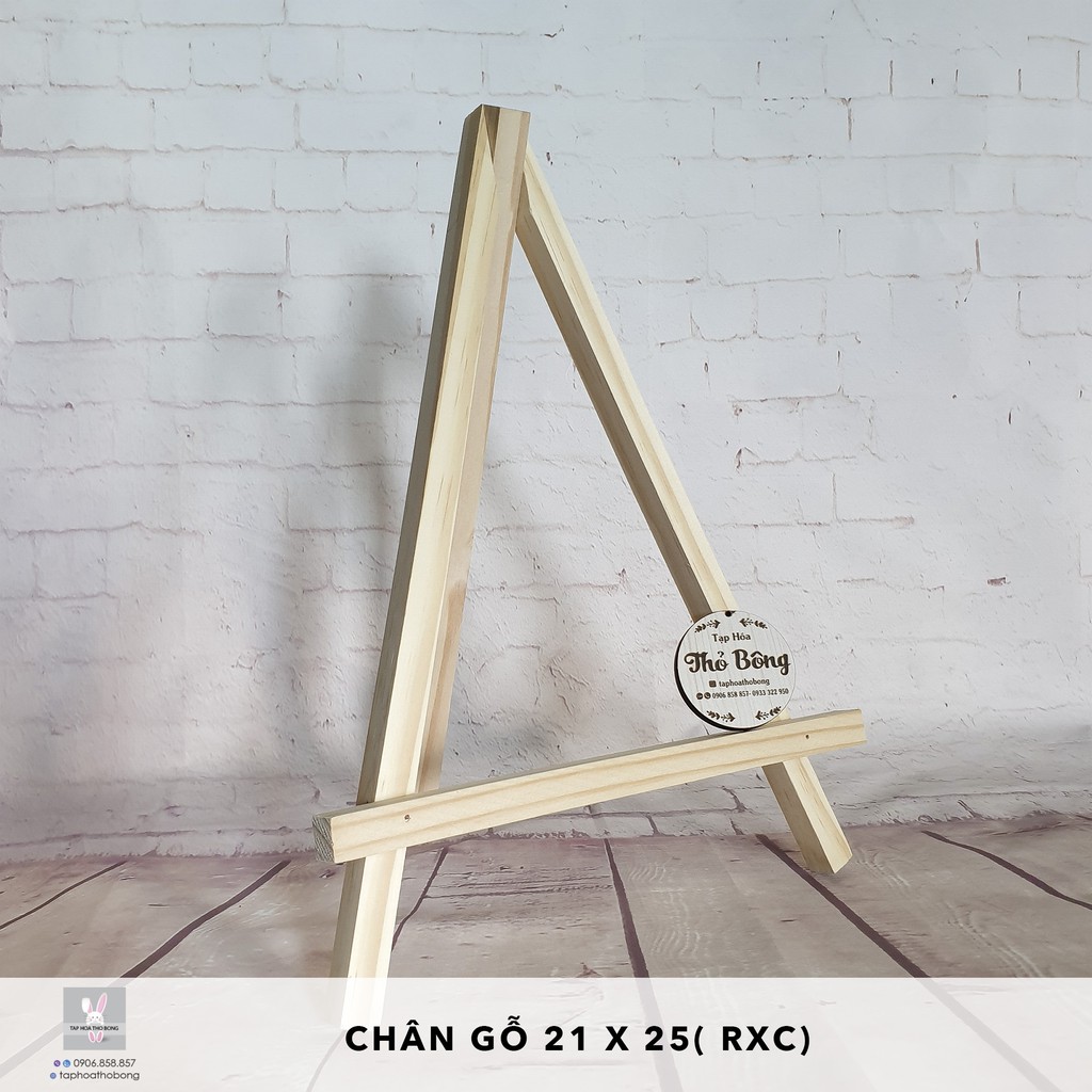 Khung gỗ thông 3d KO CÓ KÍNH có nhiều size (chân + khung bán riêng lẻ)