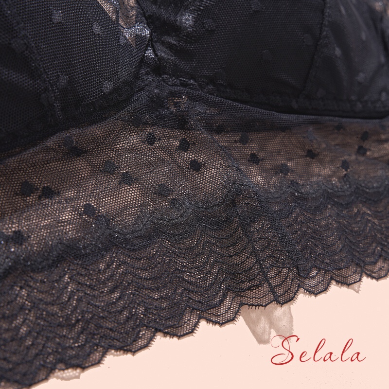 Áo 2 Dây Selala Phối Ren Cao Cấp Có Sẵn Mút Sexy Quyến Rũ 2D19