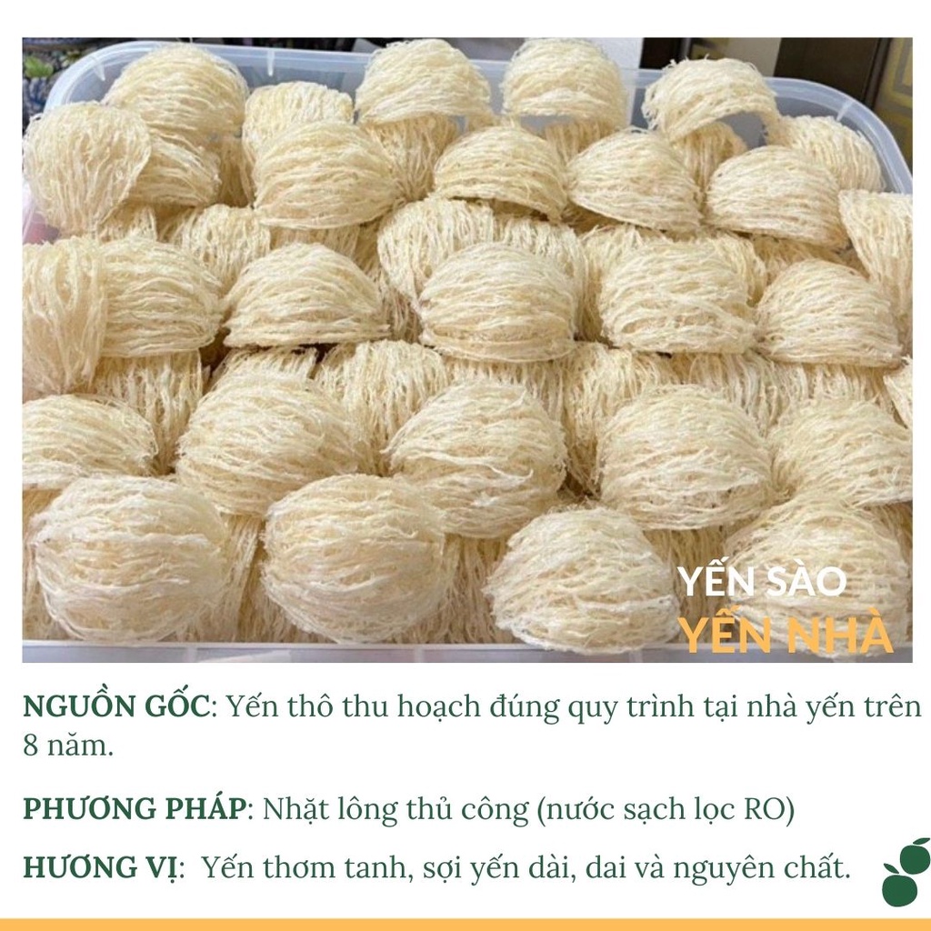 Hộp 100G Tổ Yến Sào Tinh chế Nhiều Sợi + tặng kèm nguyên liệu chưng yến - Yến Sào Yến Nhà