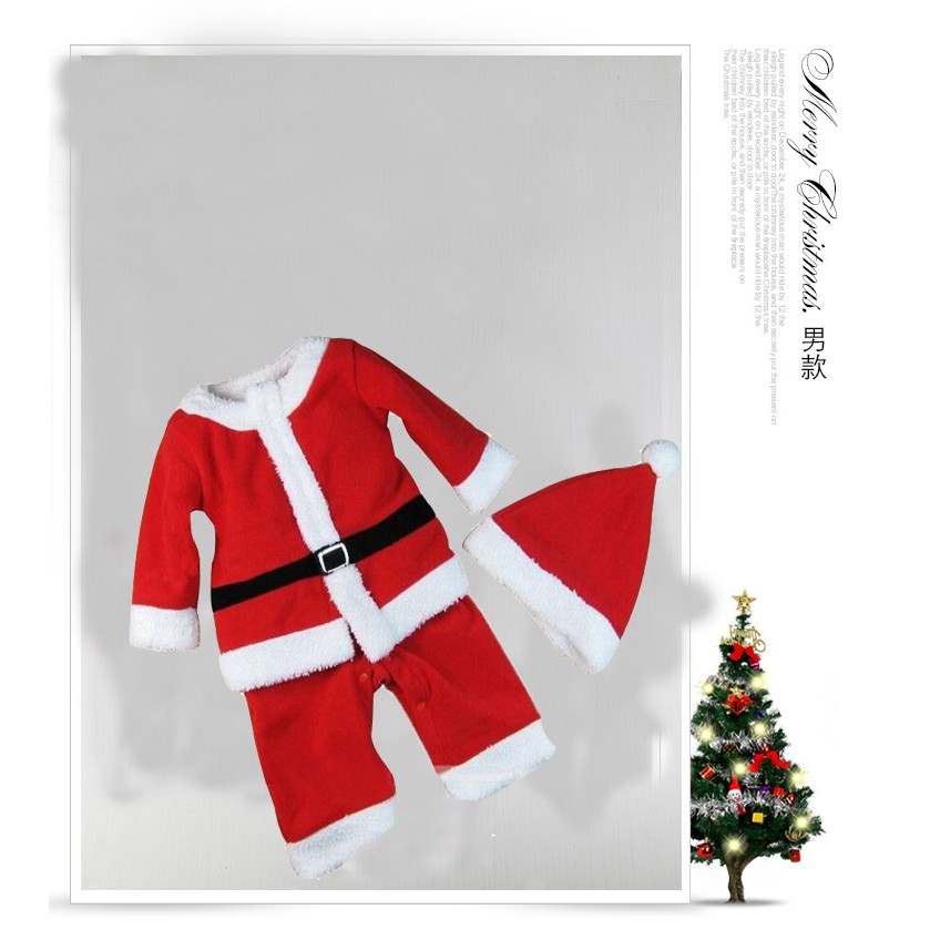 Set trang phục giáng sinh noel cho bé gái và bé trai