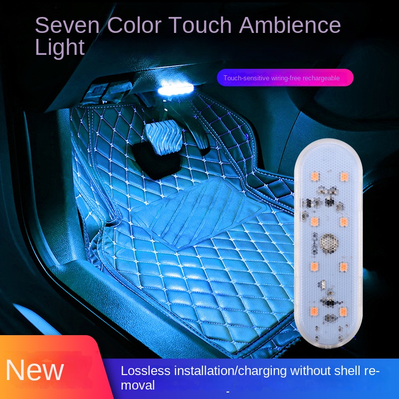 Đèn LED USB Không Dây Cảm Ứng Độ Sáng Cao Có Thể Sạc Lại Cho Xe Hơi