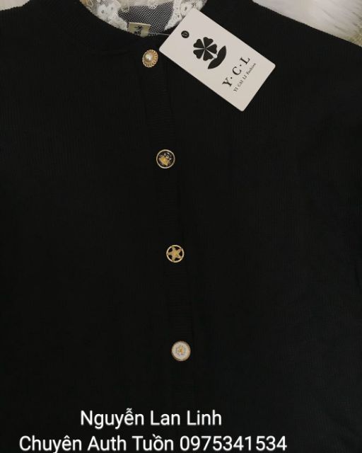 ÁO LEN CỔ REN