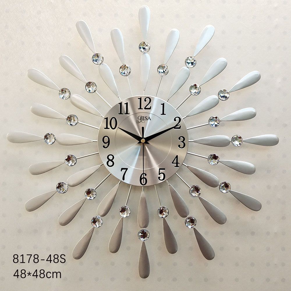 Đồng hồ treo tường thương hiệu BISA bảo hành 10 năm size 48cm BS8178C-48T