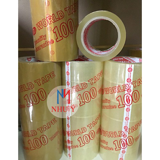 Cây băng keo trong 100Y ( 6 cuộn) 1 kg