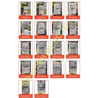100g túi kiếng trong suốt pp nhiều kích cỡ từ 5x8cm-60x100cm