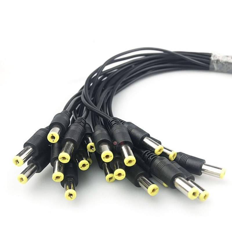 Dây nguồn DC 2 đầu đực chân 5.5*2.1mm