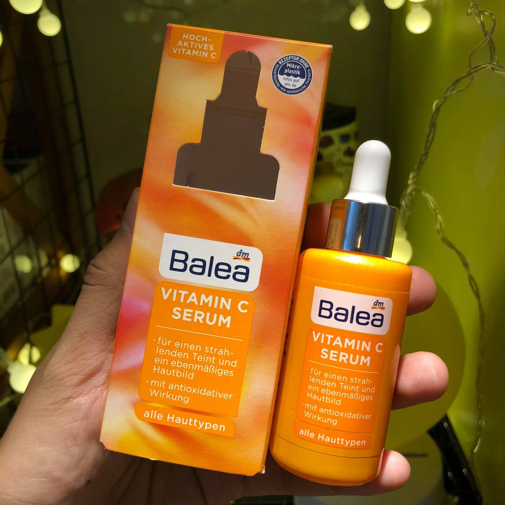 Serum Vitamin C Balea Đức sáng da mờ thâm nếp nhăn ngăn ngừa lão hóa | BigBuy360 - bigbuy360.vn