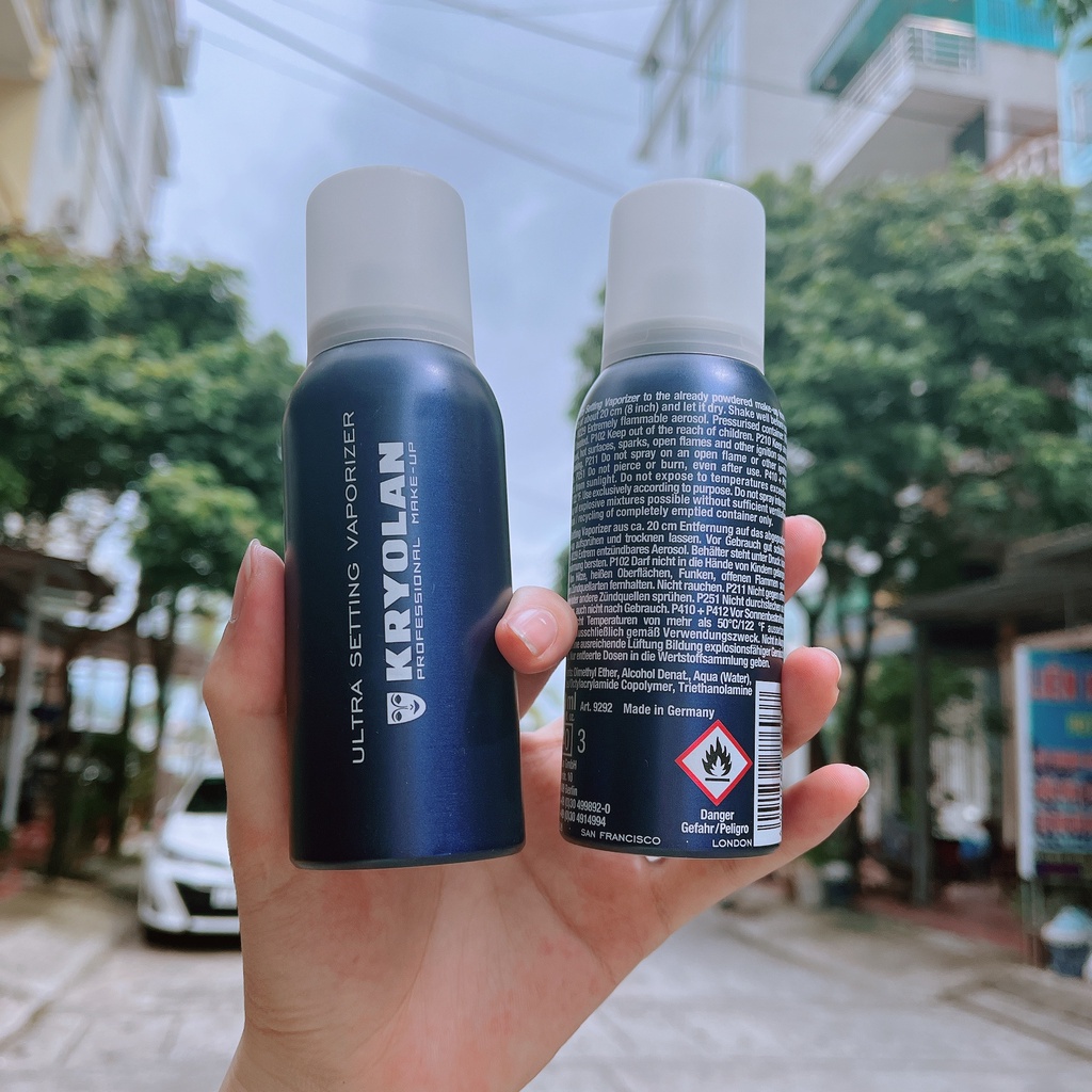 XỊT KHOÁ NỀN KRYOLAN ULTRA SETTING VAPORIZER [Chính Hãng]