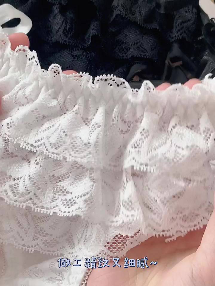 Quần lót gợi cảm nữ ren - quần chip nữ cạp dây buộc xếp ly tầng ren quyến rũ, sexy siêu hot | BigBuy360 - bigbuy360.vn