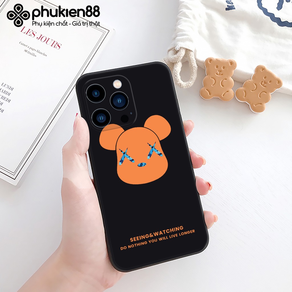 Ốp lưng ip KawX cạnh vuông 6/6plus/6s/6splus/7/7plus/8/8plus/x/xr/xs/11/12/13/pro/max/plus/promax