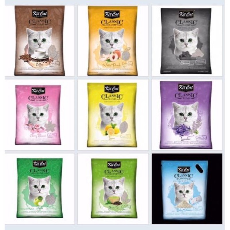 CÁT VỆ SINH ĐẤT SÉT CHO MÈO KITCAT  TÚI 10L