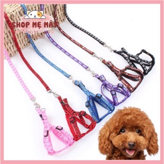 DÂY DẮT KÈM YẾM CHO CHÓ MÈO DƯỚI 10KG - BẢN 1.5CM