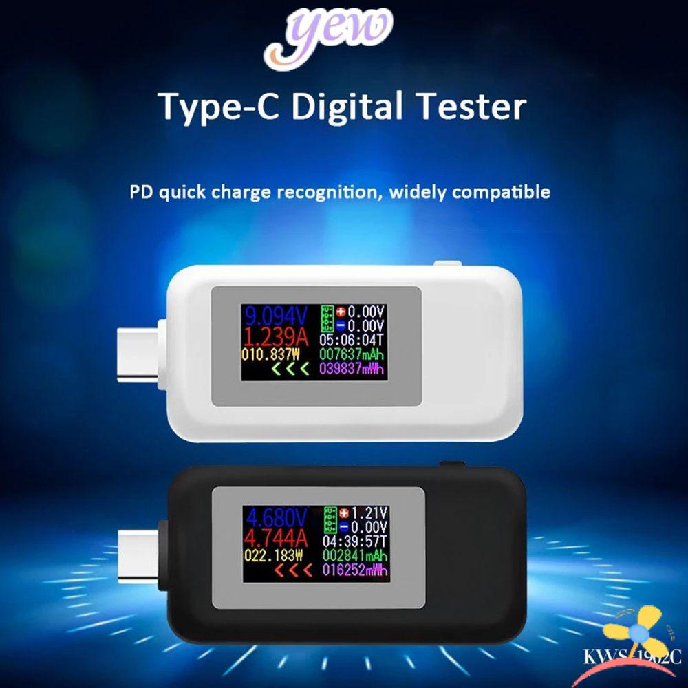 Thiết Bị Kiểm Tra Dòng Điện USB Loại C 10 Trong 1 4-30V Màn Hình Màu Tiện Dụng