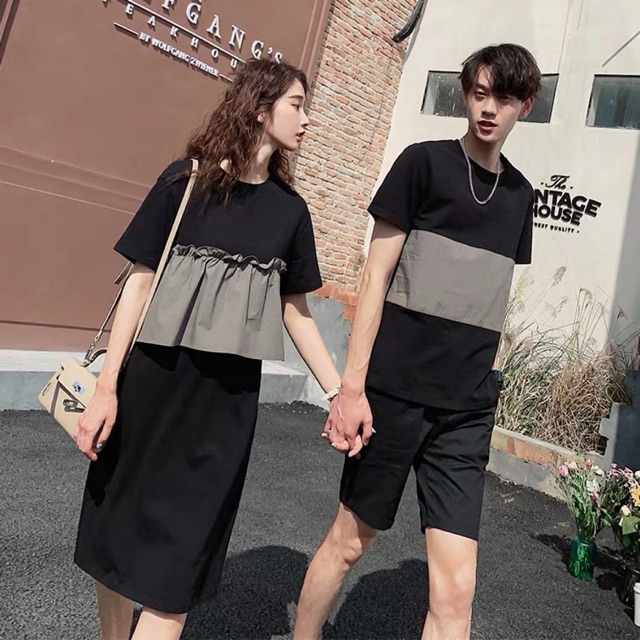 Váy áo đôi nam nữ hè 2019