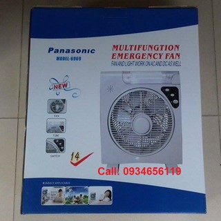 Quạt sạc Panasonic 6969, Quạt tích điện siêu bền, đẹp và rẻ nhất toàn quốc, quat tich dien, quat sac uy tin