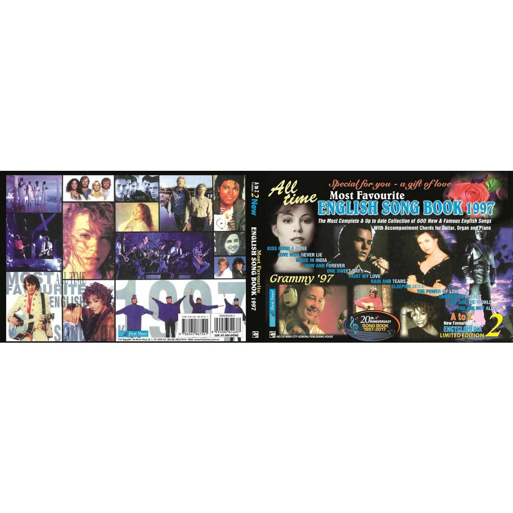Sách English Song Book 1997- Tập 2