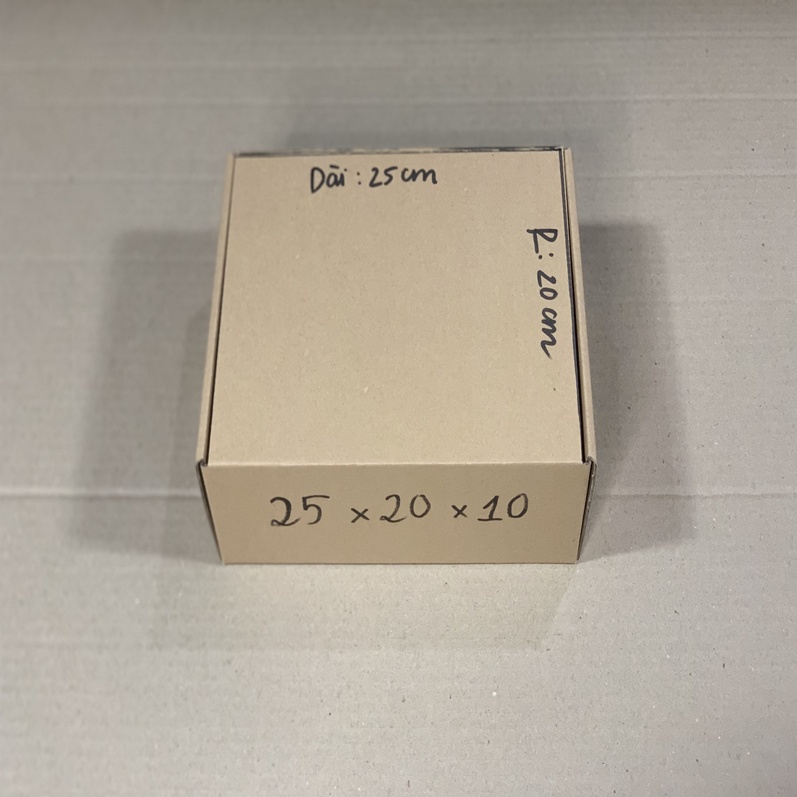 HP - combo 20 Hộp Carton Nắp Gài 25x20x10