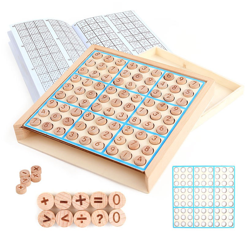 đồ chơi trẻ em Bàn Cờ Sudoku Rèn Luyện Trí Não Cho Bé