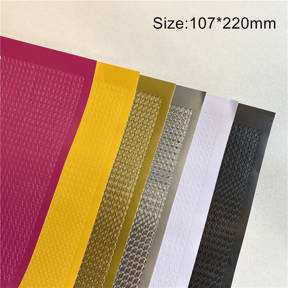 Miếng Dán Trang Trí Sổ Tay / Album Ảnh Tự Dính Họa Tiết Kẻ Sọc Nhiều Màu Diy