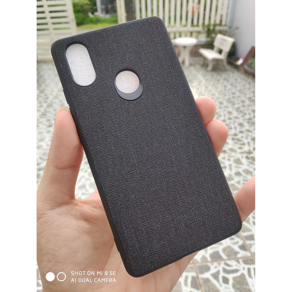 Ốp Lưng Xiaomi Redmi Note 6 Pro Vân Vải Jean Bắt Mắt