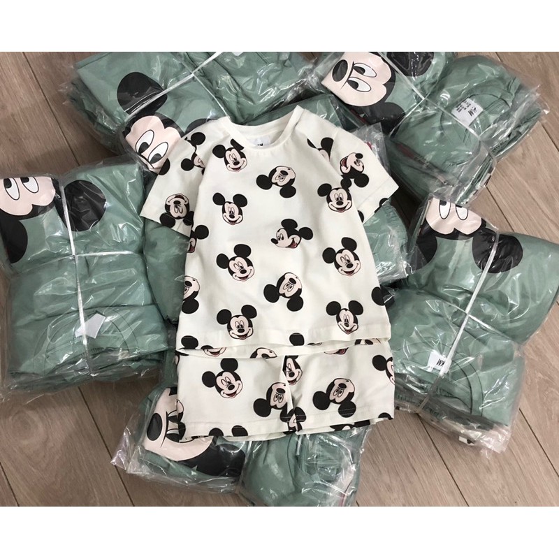 Bộ cộc mickey HM bé trai 1-6Y (có ảnh thật)