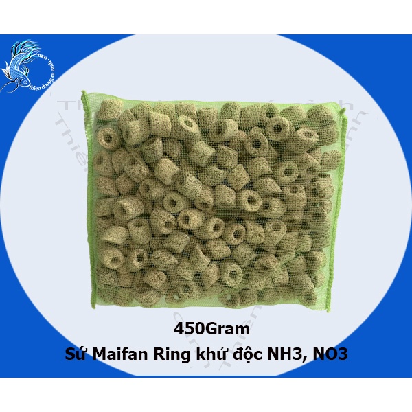 Sứ lọc  Maifan Ring Khử độc NO3, NH3 - sứ lọc Mountain Tree cho hồ cá