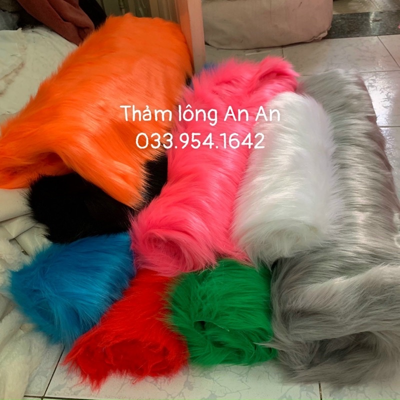 Thảm Lông Chụp Nail , Thảm Lông Trải Bàn Kệ