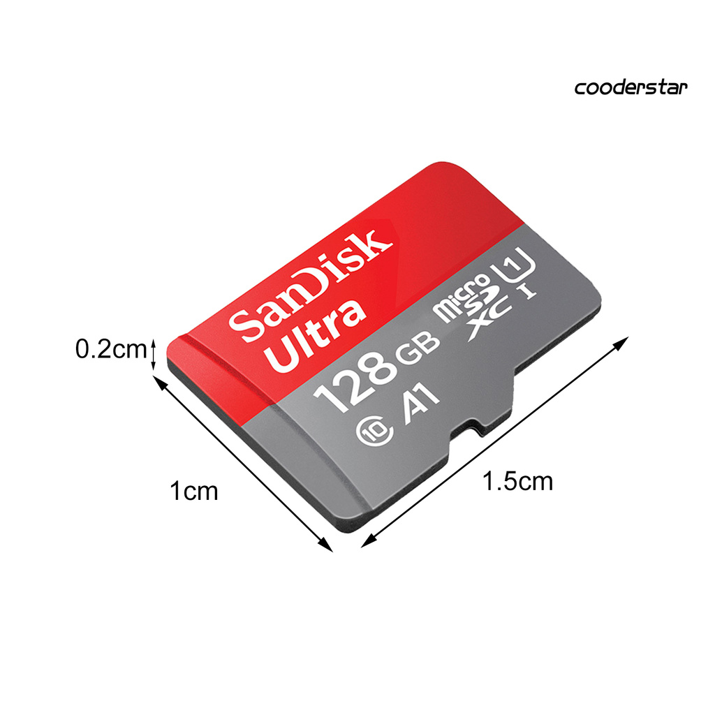 Thẻ Nhớ Cooderstar Sandisk 64gb / 128gb / 256gb / 512gb Tf / Sd Siêu Mỏng Chống Thấm Nước Cho Máy Ảnh