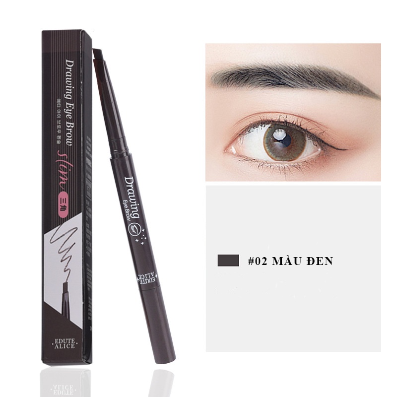 Chì Kẻ Mày 2 Đầu ETUDE ALICE Bền Màu Không Thấm Nước