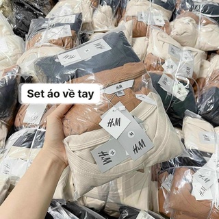 Áo len tăm cổ tròn co giãn basic