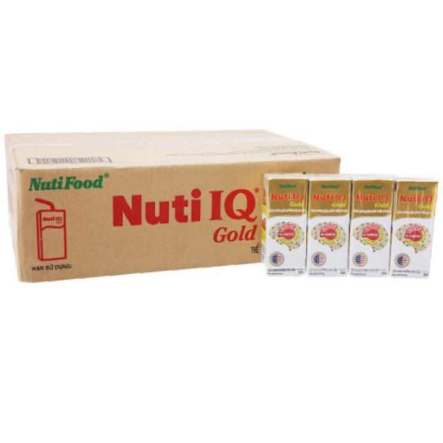 Sữa bột pha sẵn Nuti IQ gold 180ml ( 48 hộp)