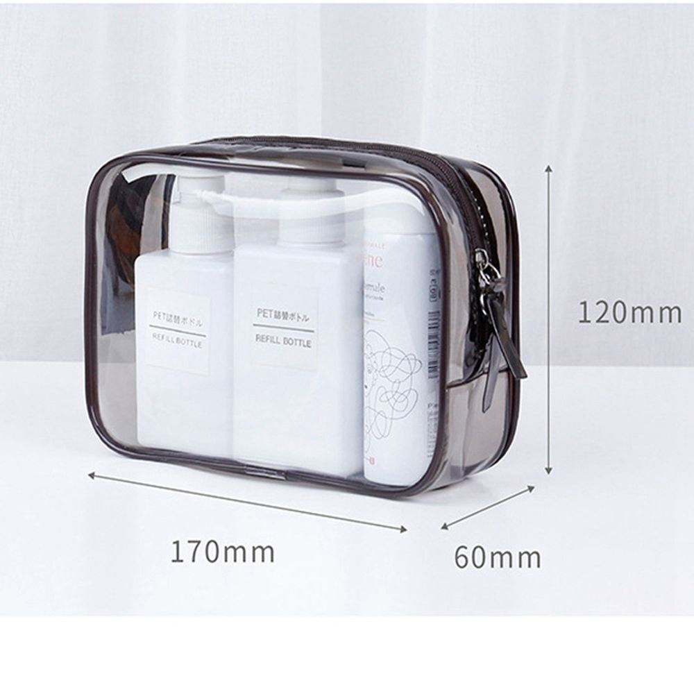 (Hàng Mới Về) Túi Đựng Đồ Trang Điểm Bằng Pvc Trong Suốt Nhiều Màu Chất Lượng Cao