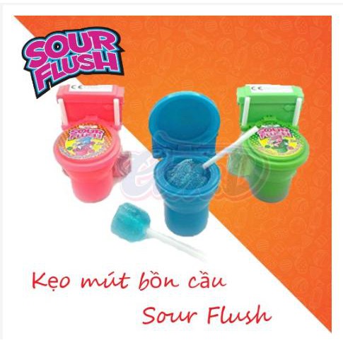 [Hàng sẵn] Kẹo mút bồn cầu Sour Flush Mỹ