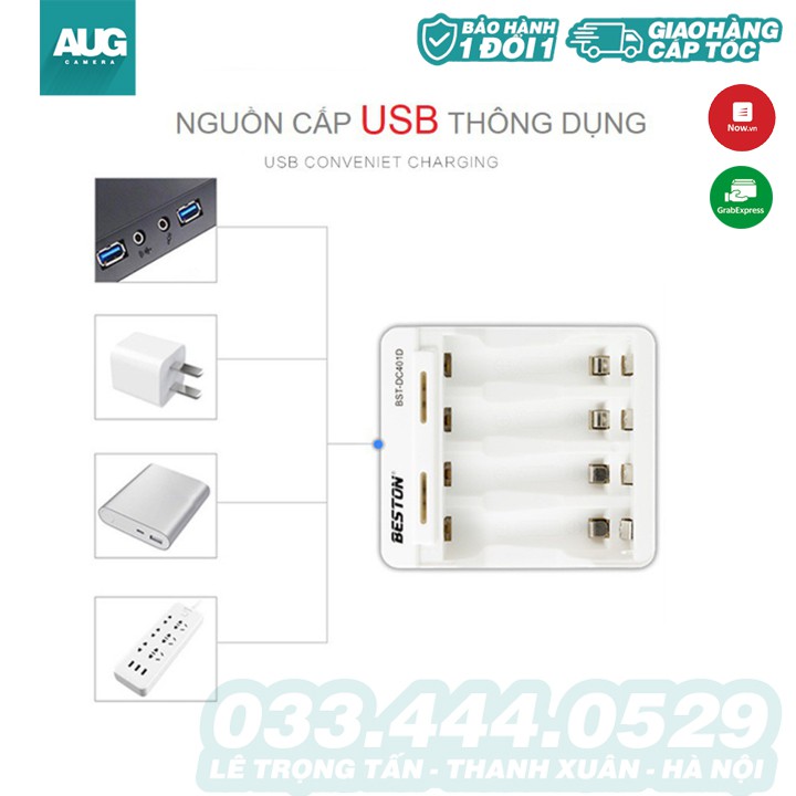 Pin SẠC AA hãng BESTON 1200mAh - AUG Camera Hà nội