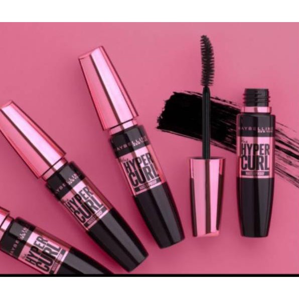 (Hàng Mới Về) Mascara Maybelline Hypercurl Ttp Màu Hồng / Volum Express / Vàng Magnum / Barbie / Hyper Cur Cur