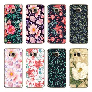 Ốp điện thoại họa tiết hoa lá nghệ thuật dành cho Samsung Galaxy C9 / C7 /C5 Pro /C8 /J7 Plus