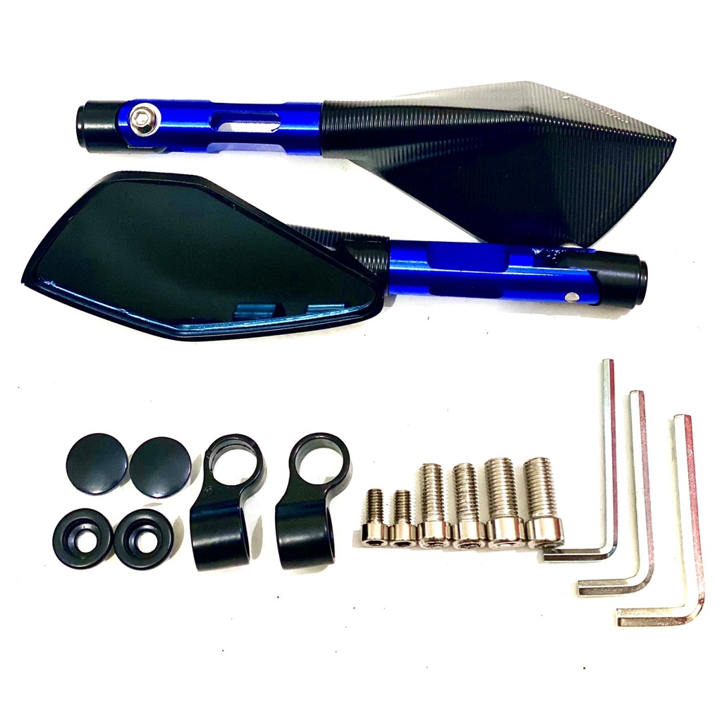 Gương 5 Cạnh Rizoma Nhôm CNC Gắn Cho Mọi Dòng Xe