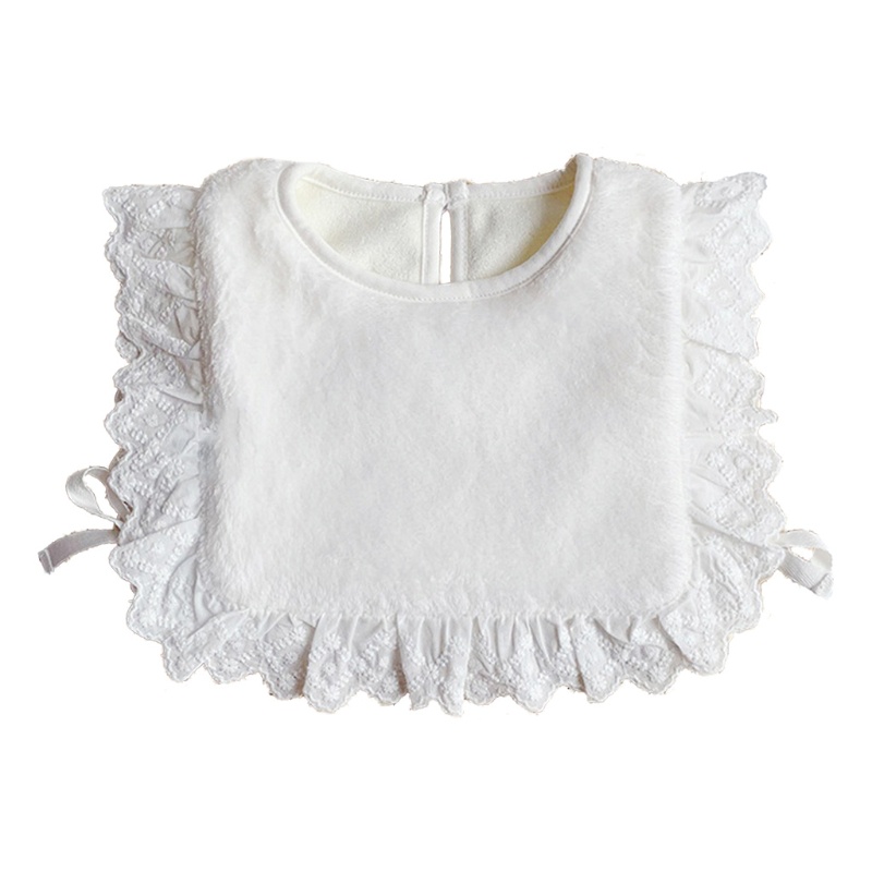 Yếm Cotton Mềm Phối Ren Kiểu Công Chúa Dễ Thương Cho Bé Gái
